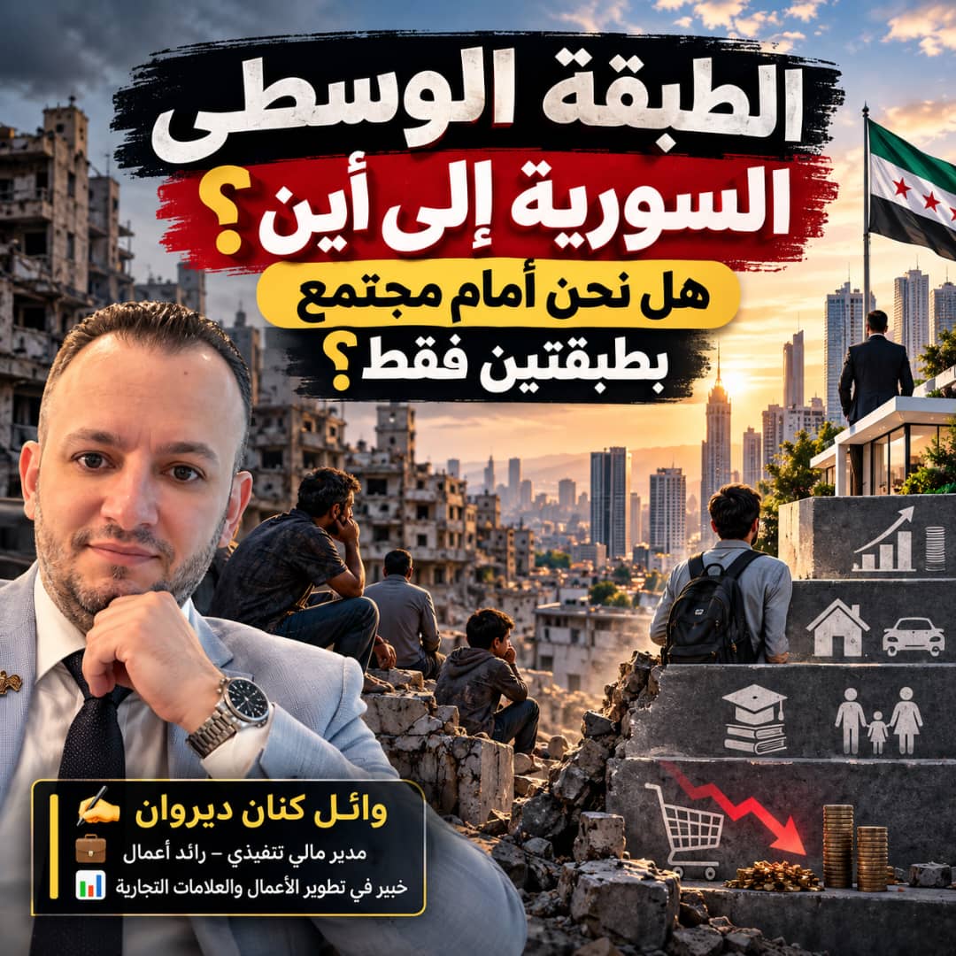 الطبقة الوسطى السورية إلى أين؟ هل نحن أمام مجتمع بطبقتين فقط ؟